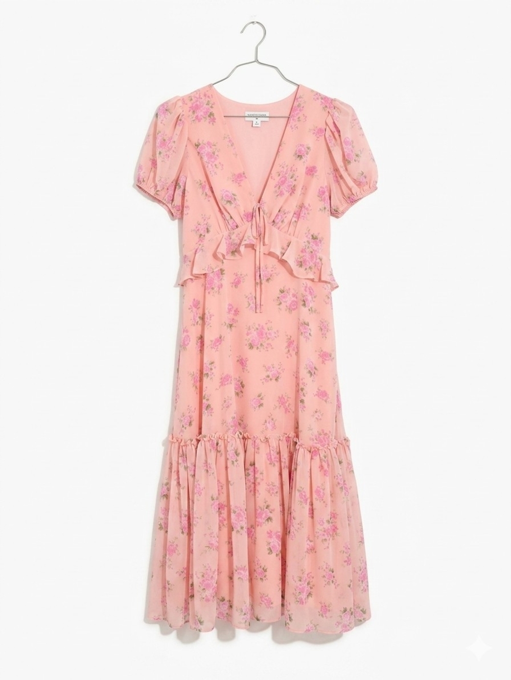 Loveshack Fancy Target Pink Fleur Coquette Fairy Whimsy Romantic Floral Dress 8